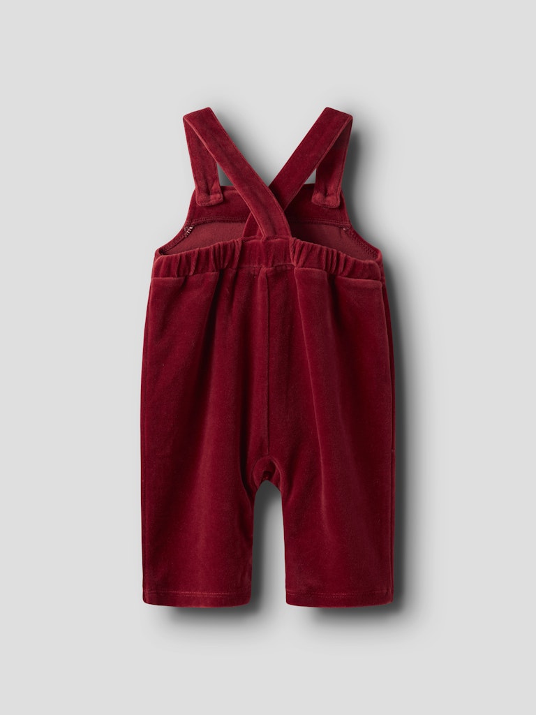 Lil' Atelier Smækbukser Baby Saga Loose Overall Red Dahlia - Billede 3