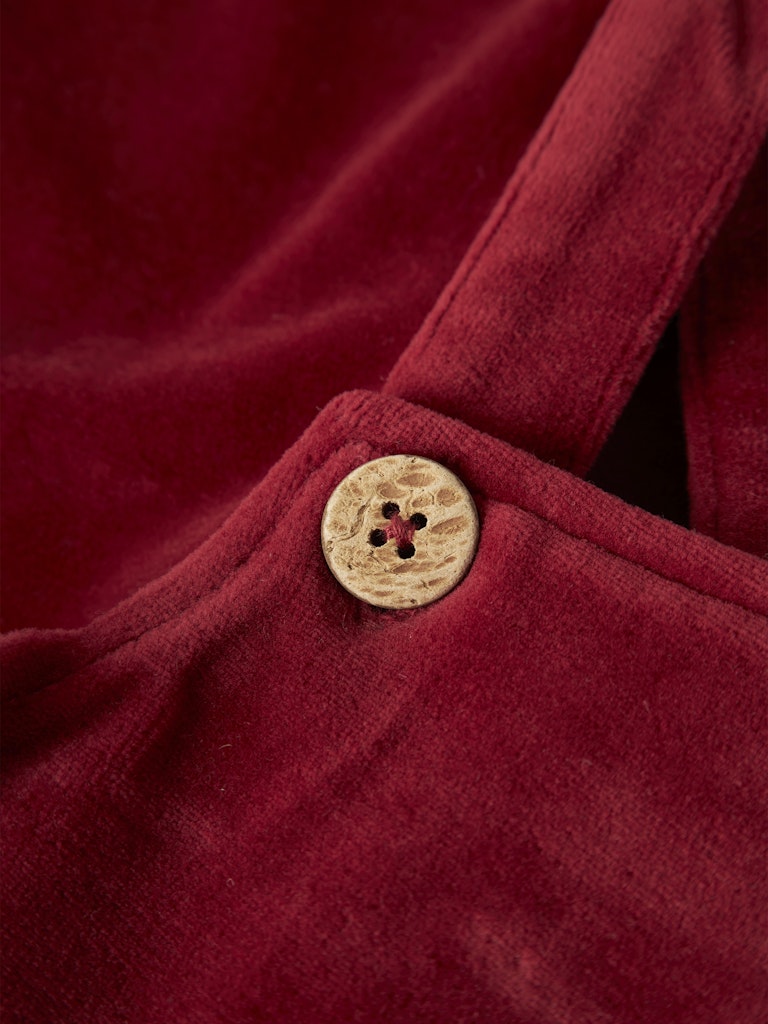 Lil' Atelier Smækbukser Baby Saga Loose Overall Red Dahlia - Billede 2