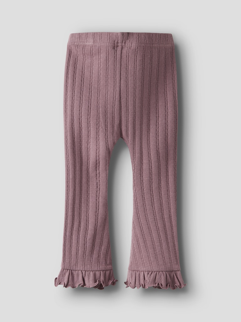 Lil' Atelier Leggins Mini Rita Sig Bootcut Nostalgia Rose - Billede 2