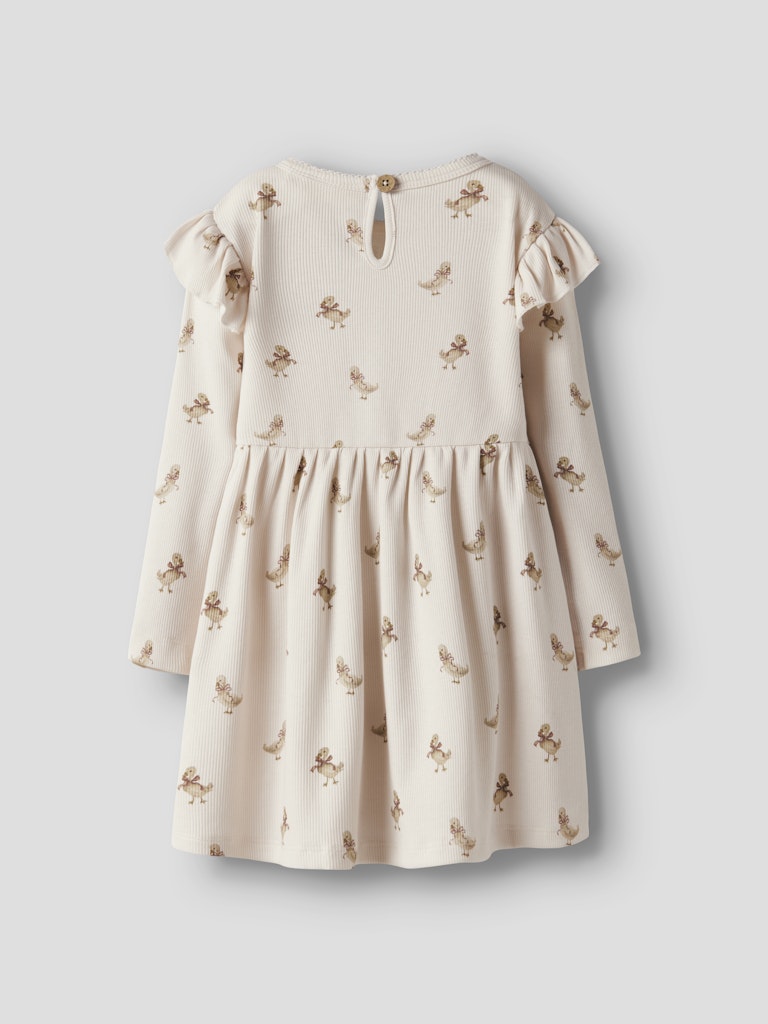 Lil' Atelier Kjole Mini LS Lavo Esk Almost Mauve - Billede 2