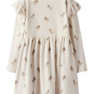 Lil' Atelier Kjole Mini LS Lavo Esk Almost Mauve