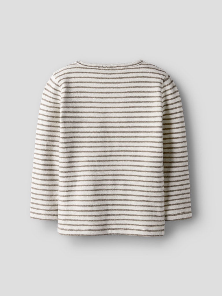 Lil Atelier Bluse Mini LS Thoro Jen Slim Turtledove - Billede 2