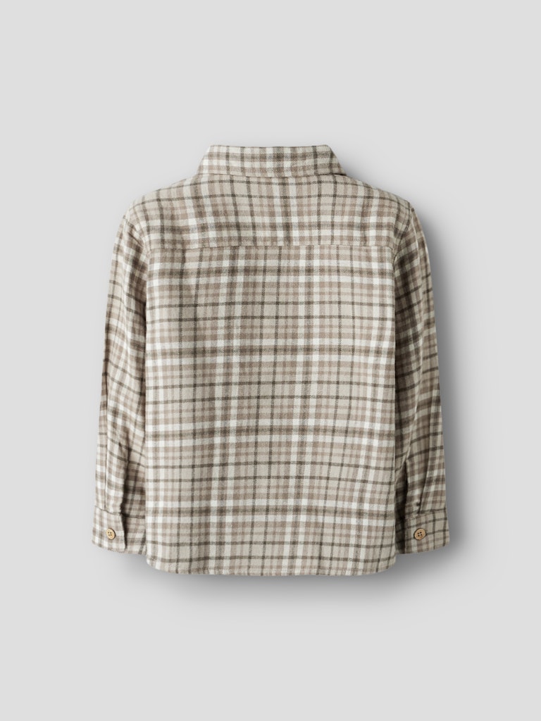 Lil' Atelier Skjorte Mini LS Rebel Sepia Tint - Billede 3