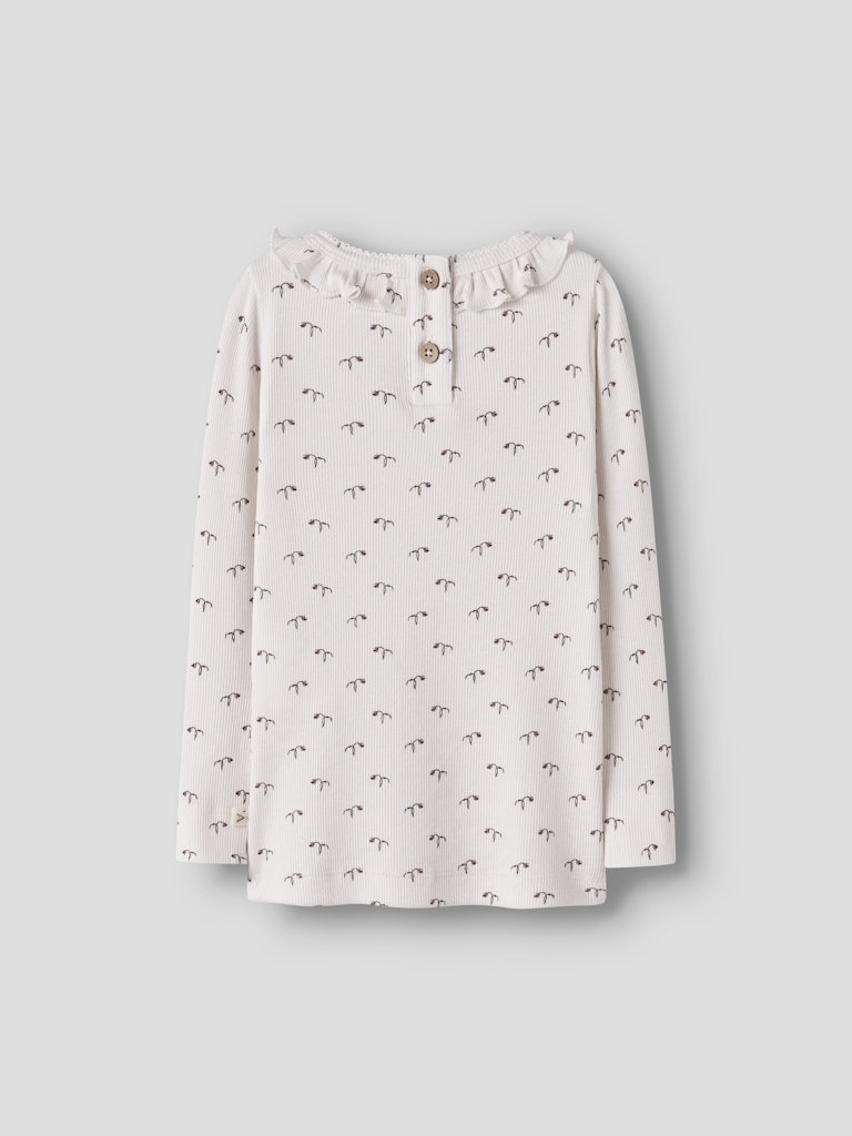 Lil' Atelier Bluse Mini LS Gago Kis Slim Almost Mauve - Billede 2