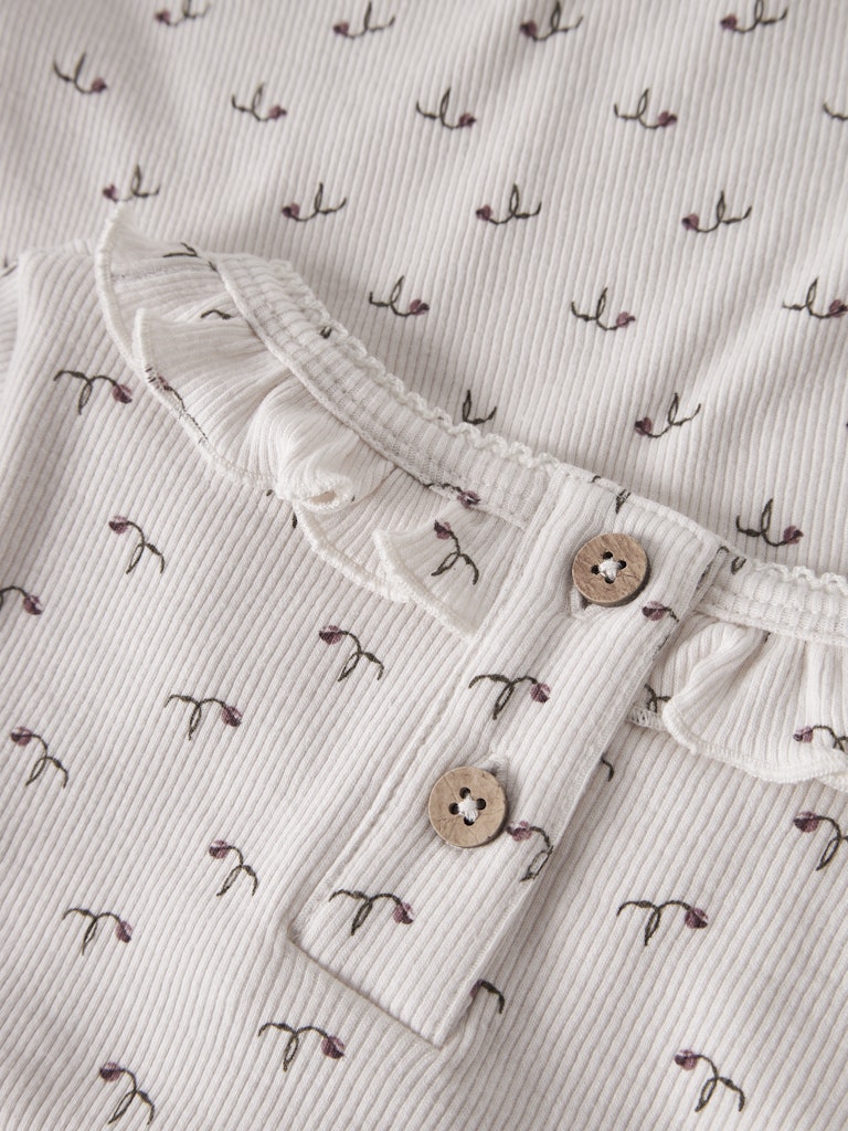 Lil' Atelier Bluse Mini LS Gago Kis Slim Almost Mauve - Billede 3