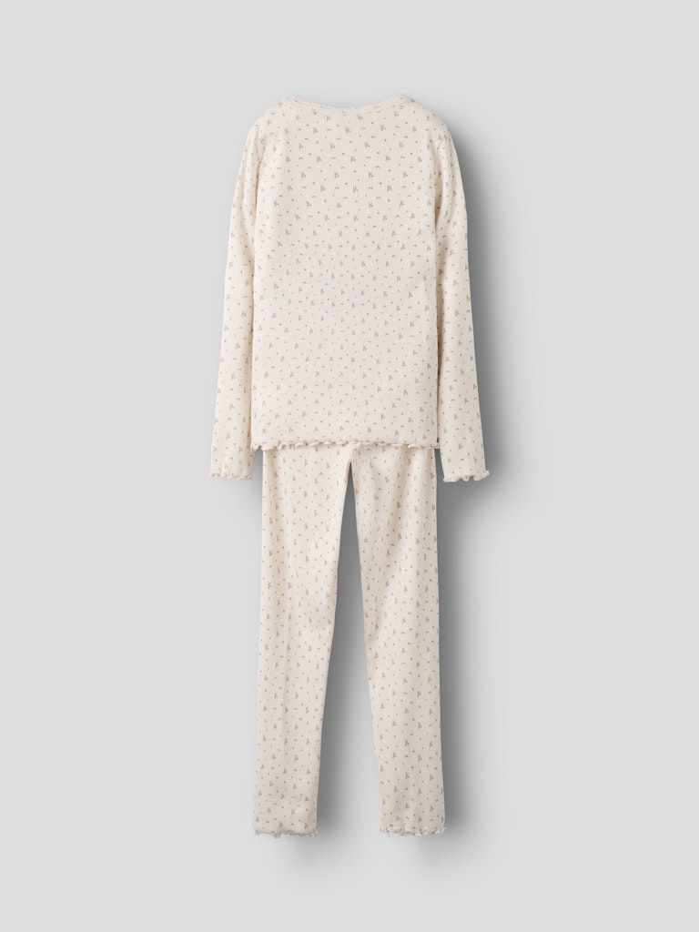 Lil' Atelier Nattøj Mini Pyjamas LS Gago Nightset Almost Mauve - Billede 2