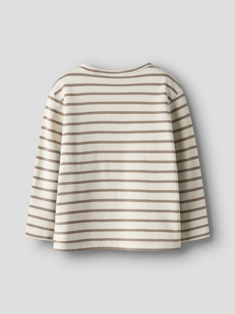 Lil' Atelier Bluse Mini LS Limia Nob Loose Turtledove - Billede 2