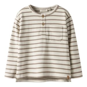 Lil' Atelier Bluse Mini LS Limia Nob Loose Turtledove