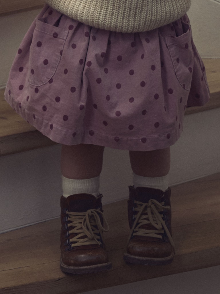 Lil' Atelier Nederdel Mini Omba Loose Violet Ice - Billede 4