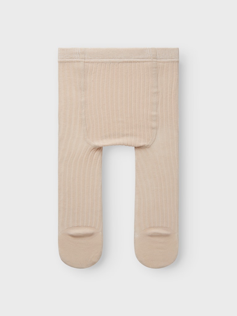 Lil' Atelier Strømpebukser Baby Nilso Gray Morn - Billede 2