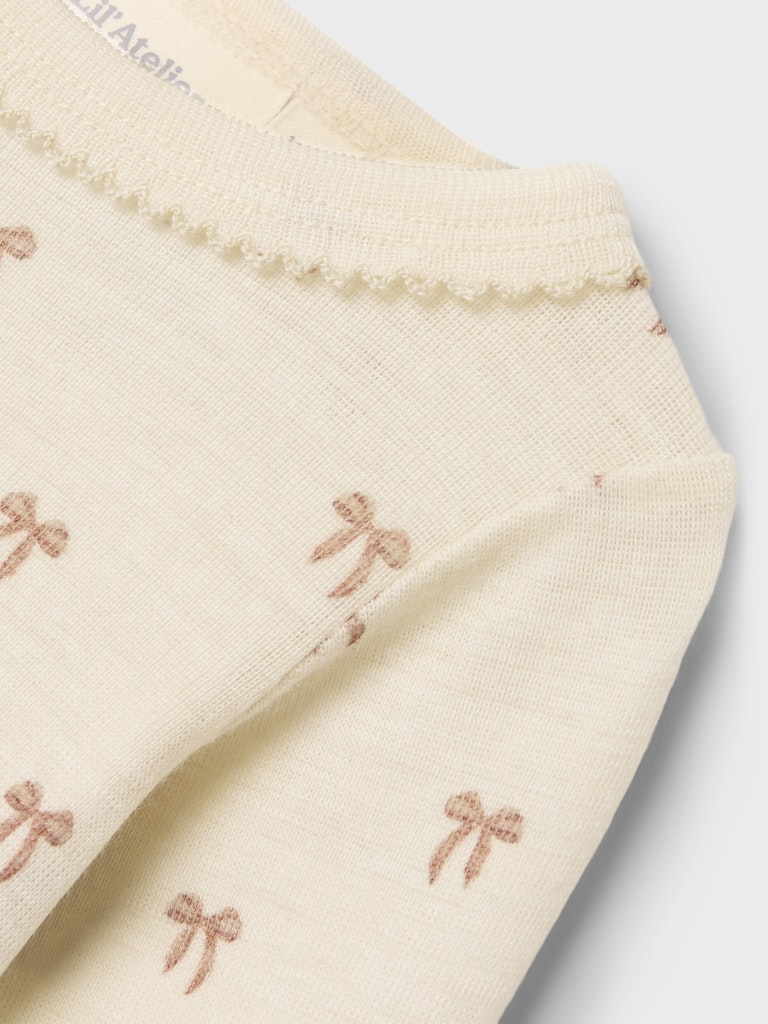 Lil' Atelier Uld Body LS Nalu Slim Turtledove - Billede 4