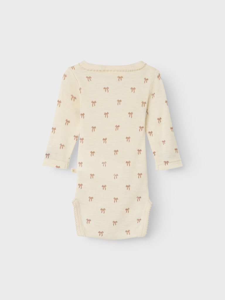 Lil' Atelier Uld Body LS Nalu Slim Turtledove - Billede 2