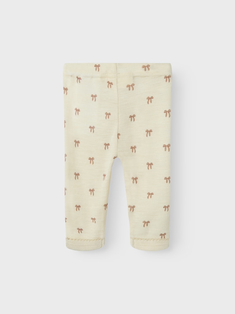 Lil' Atelier Uld Bukser Baby Nalu Slim Turtledove - Billede 2
