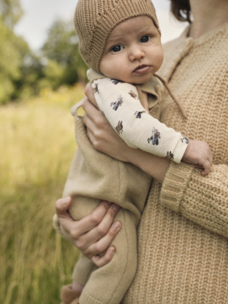 Lil' Atelier Uld Body LS Nalu Slim Turtledove - Billede 4