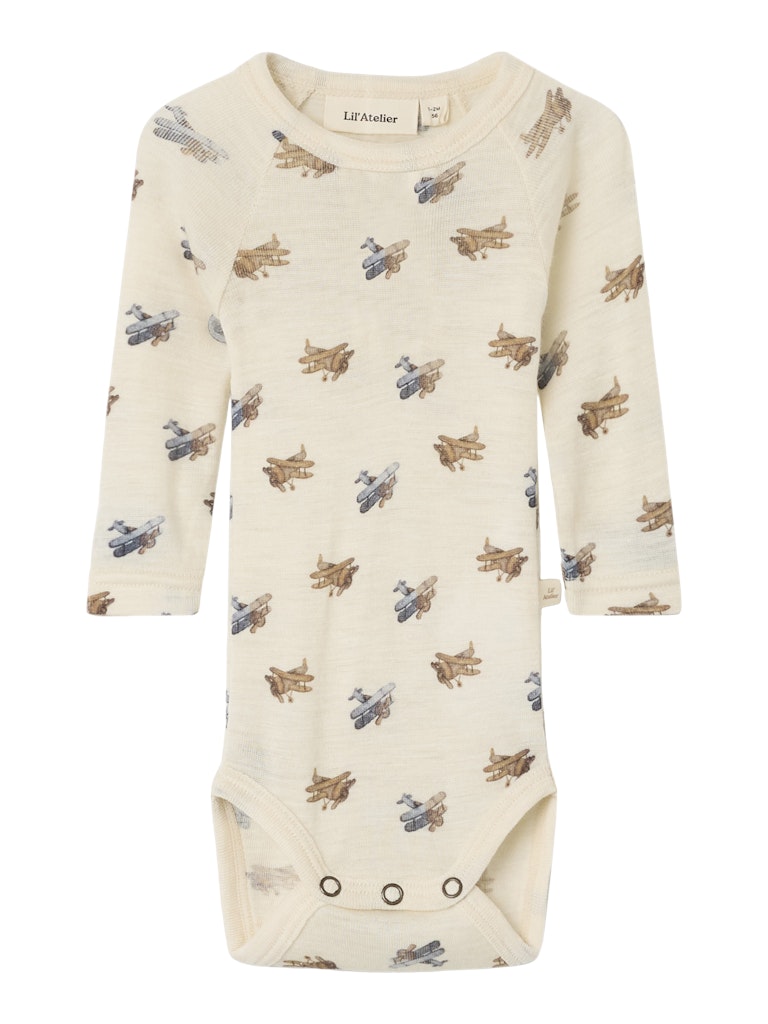 Lil' Atelier Uld Body LS Nalu Slim Turtledove