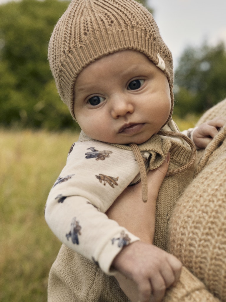 Lil' Atelier Uld Body LS Nalu Slim Turtledove - Billede 5