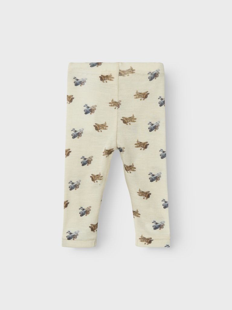 Lil' Atelier Uld Bukser Baby Nalu Slim Turtledove - Billede 2