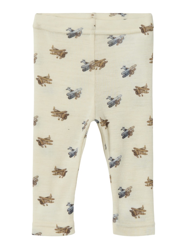 Lil' Atelier Uld Bukser Baby Nalu Slim Turtledove