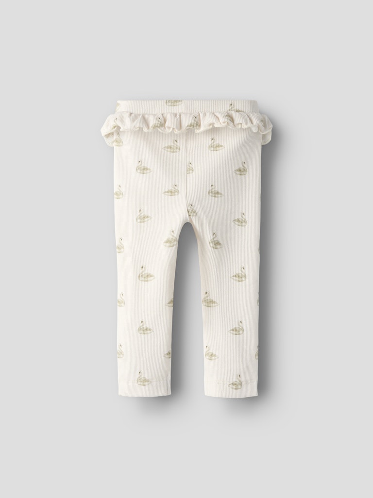 Lil' Atelier Leggins Baby Gavo Efi Slim Pastel Parchment - Billede 2