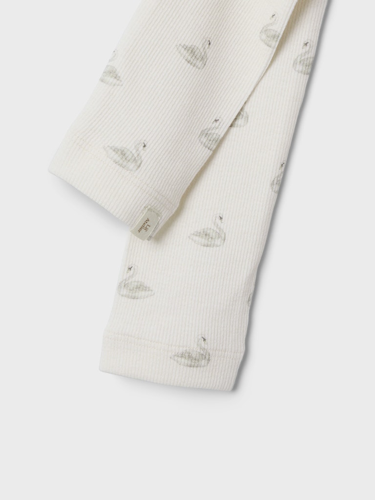 Lil' Atelier Leggins Mini Gavo Efi Slim Pastel Parchment - Billede 3