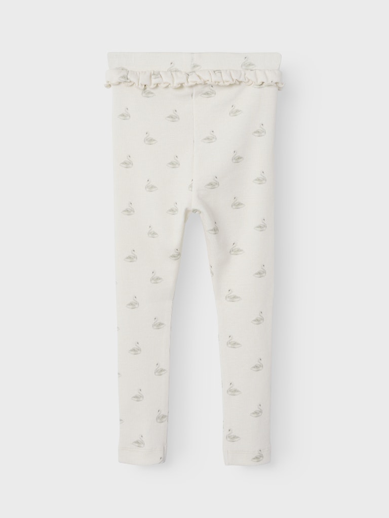 Lil' Atelier Leggins Mini Gavo Efi Slim Pastel Parchment - Billede 2