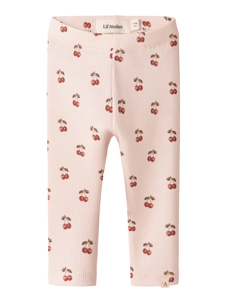 Lil' Atelier Leggins Baby Lavo Elf Slim Silver Peony