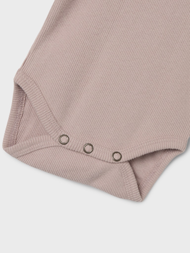 Lil' Atelier Body LS Trine Slim Shadow Gray - Billede 4