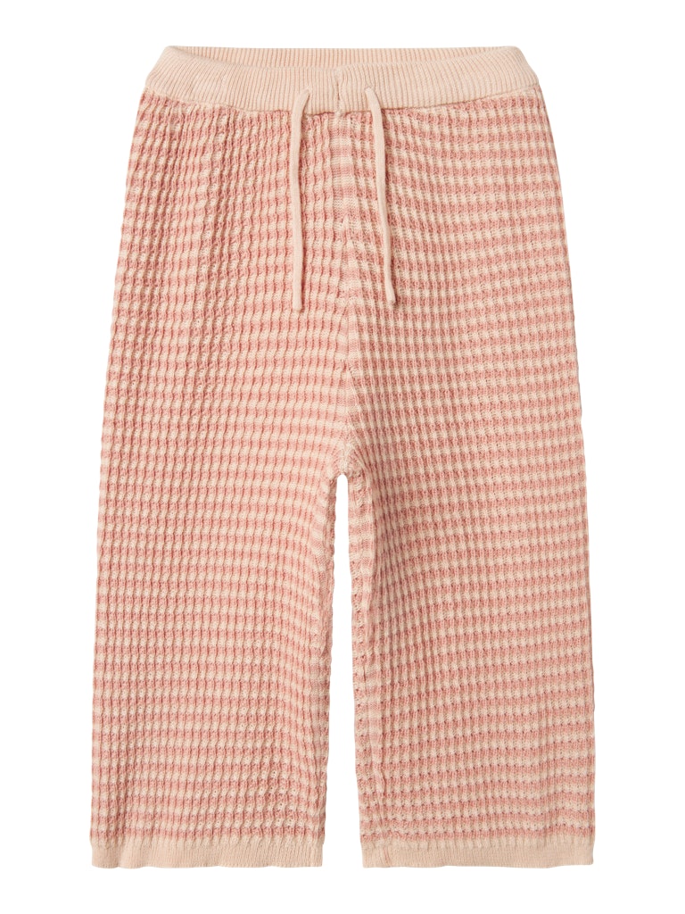 Lil' Atelier Strik Bukser Mini Alma Wide Misty Rose