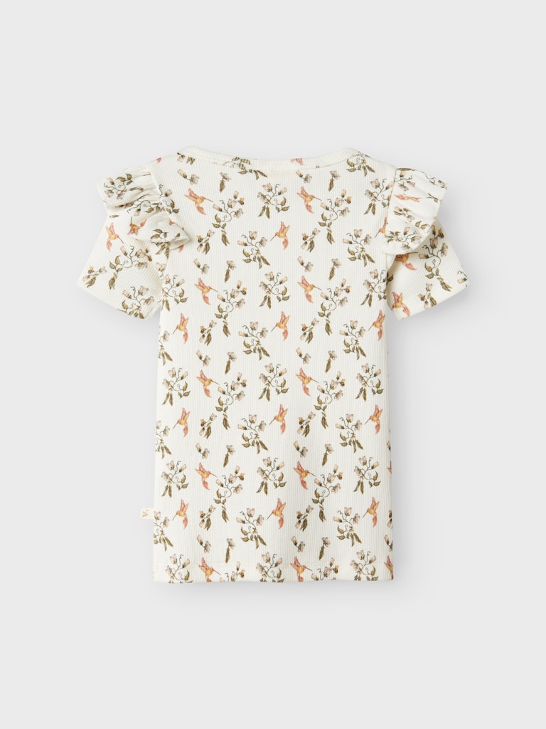 Lil' Atelier T-shirt LS Mini Lavo Evo Slim Coconut Milk - Billede 2