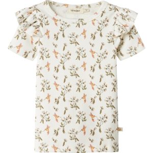 Lil' Atelier T-shirt LS Mini Lavo Evo Slim Coconut Milk