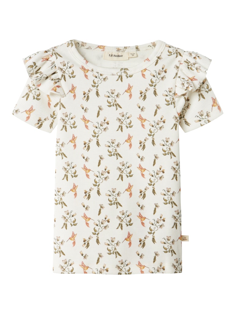 Lil' Atelier T-shirt LS Mini Lavo Evo Slim Coconut Milk
