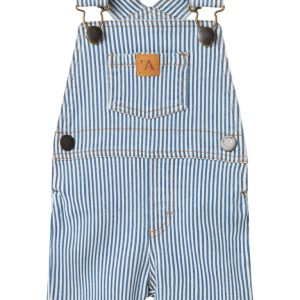 Lil' Atelier Smækbukser Baby SL Halfdan Shorts Overall Zen Blue