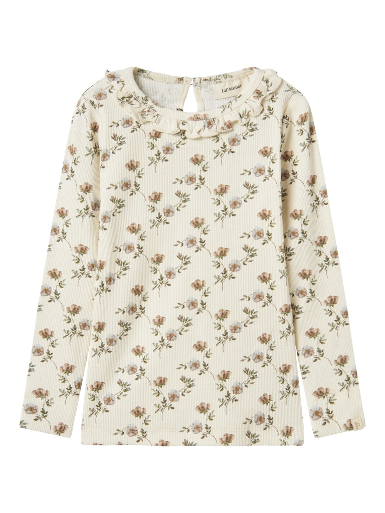 Lil' Atelier T-shirt LS Mini Gavo Els Slim Turtledove