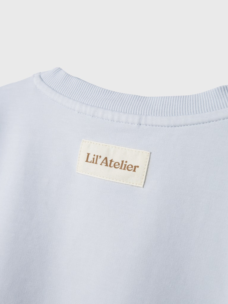 Lil' Atelier Sweatshirt Mini SS Mads Loose Ancient Water - Billede 2