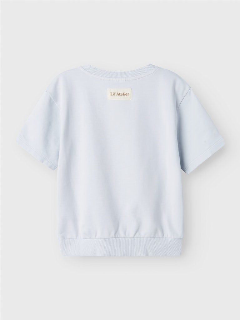 Lil' Atelier Sweatshirt Mini SS Mads Loose Ancient Water - Billede 3