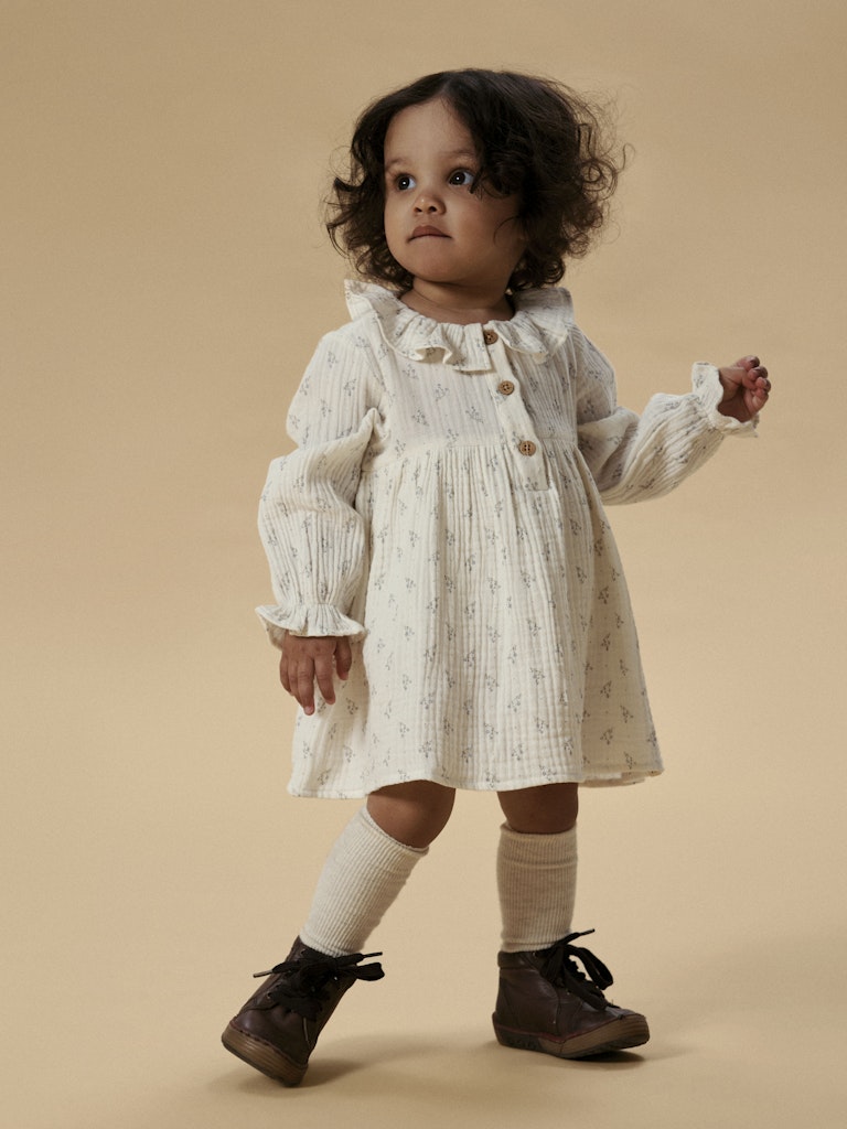 Lil' Atelier Kjolebody LS Balia Loose Coconut Milk - Billede 4