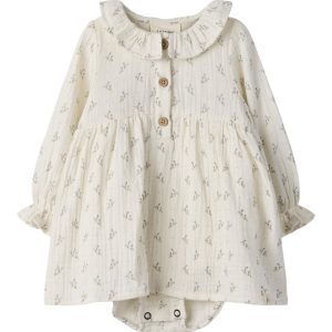 Lil' Atelier Kjolebody LS Balia Loose Coconut Milk