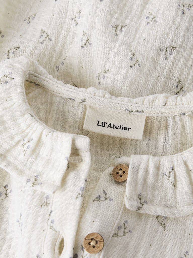 Lil' Atelier Kjolebody LS Balia Loose Coconut Milk - Billede 6