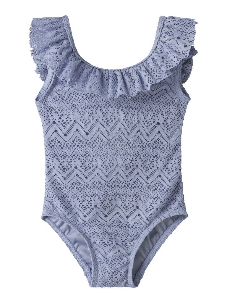 Lil' Atelier Badedragt Feline Swimsuit Zen Blue