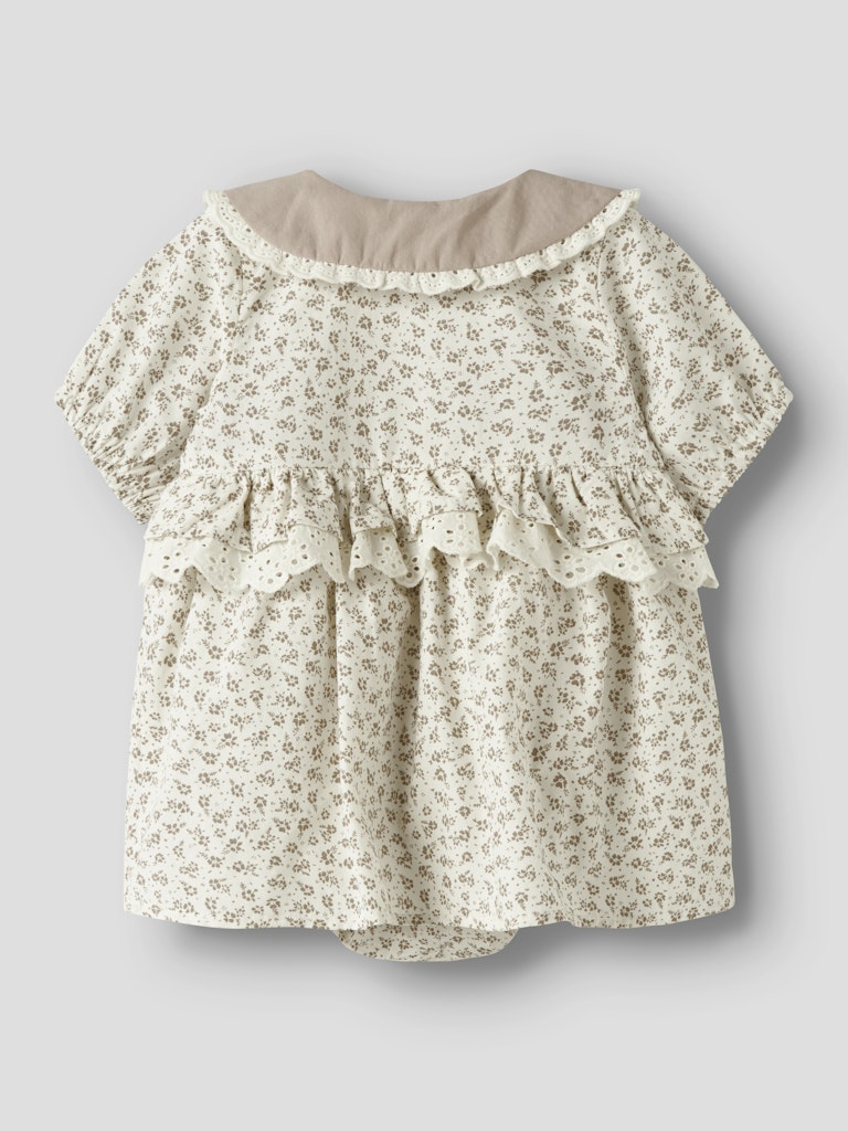 Lil' Atelier Kjolebody SS Jola Loose Coconut Milk - Billede 2