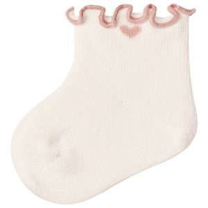 Lil' Atelier Sokker Baby Fiducia Heart Coconut Milk