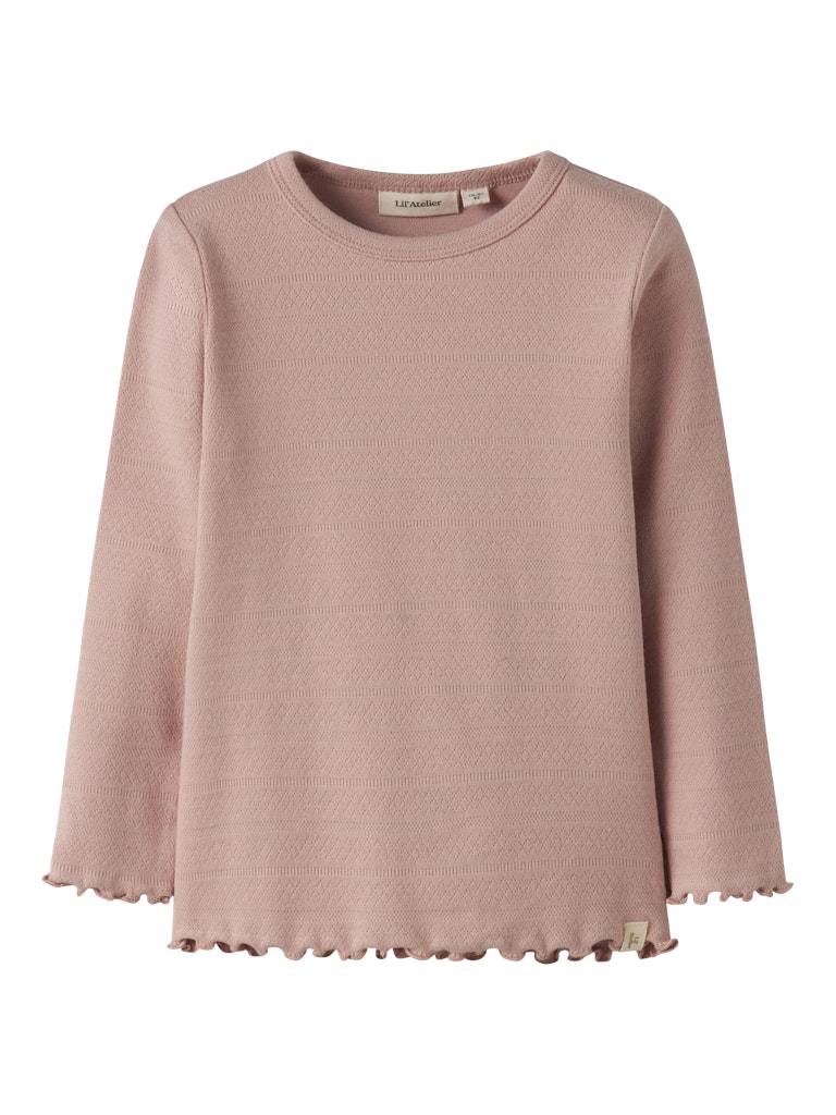 Name It T-shirt Mini LS Dimia Slim Misty Rose