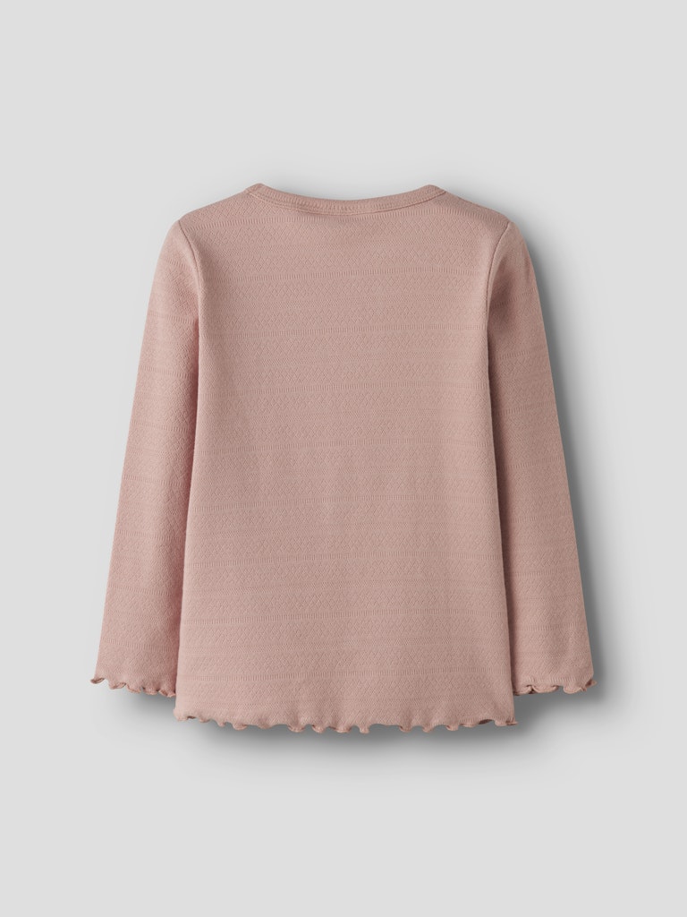 Name It T-shirt Mini LS Dimia Slim Misty Rose - Billede 3