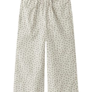 Lil' Atelier Bukser Mini Fjola Wide Ancle Coconut Milk