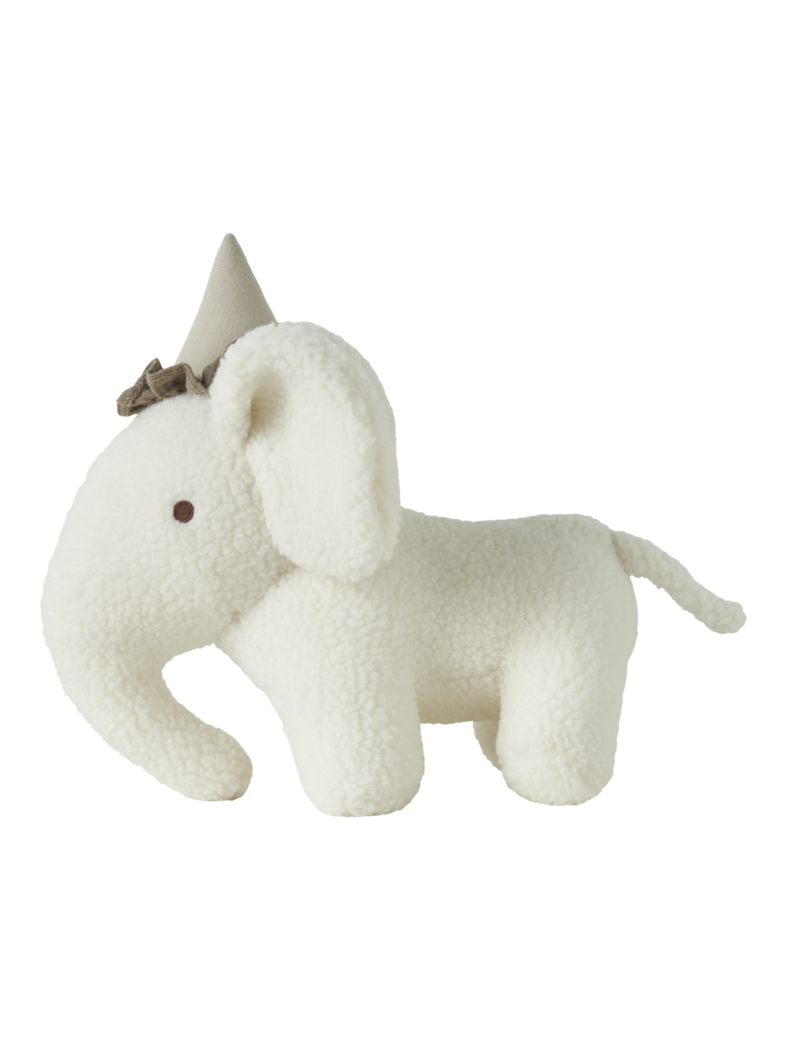 Lil' Atelier Nigo Bamse Elefant Sherpa Coconut Milk