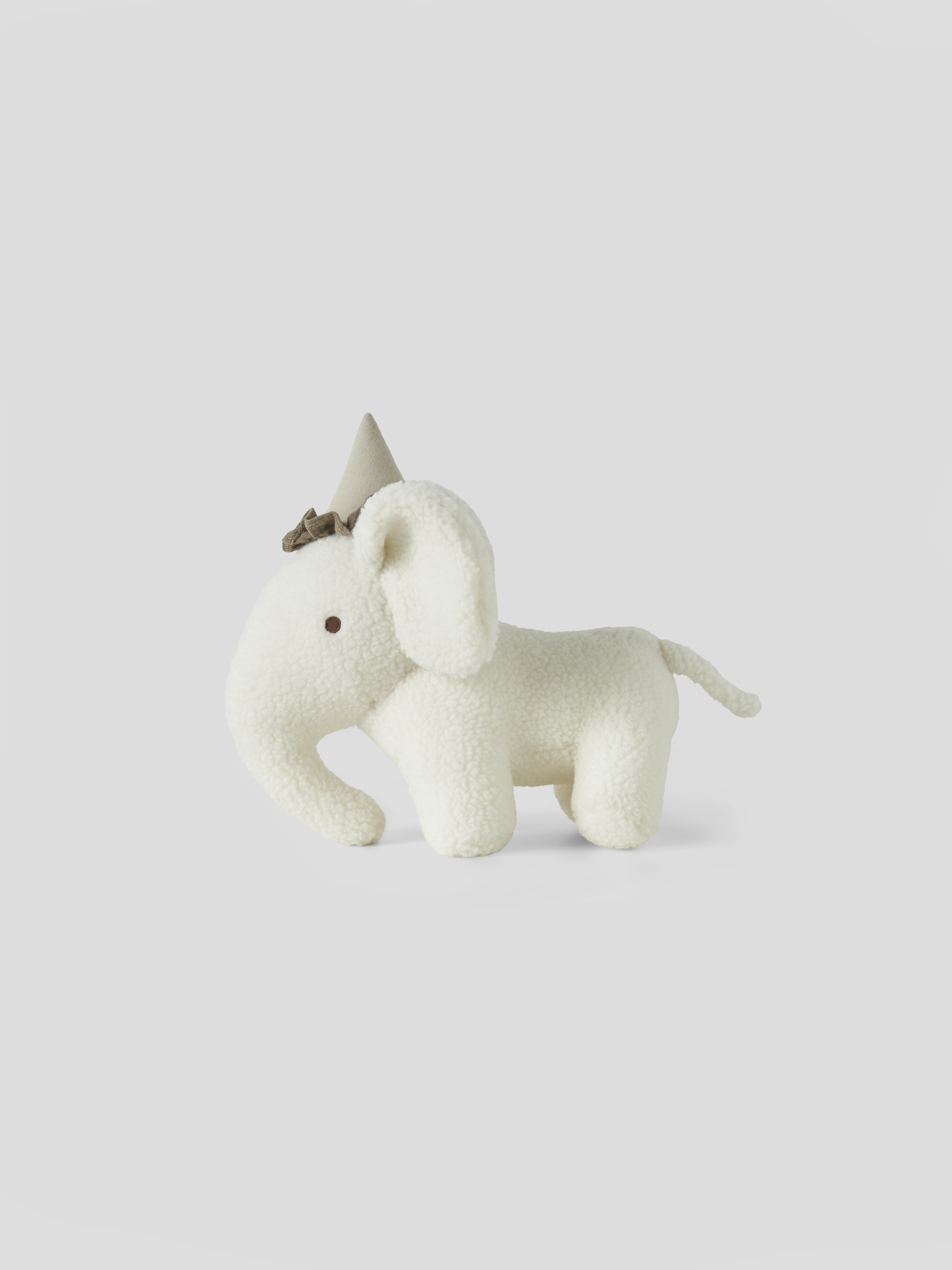 Lil' Atelier Nigo Bamse Elefant Sherpa Coconut Milk - Billede 2