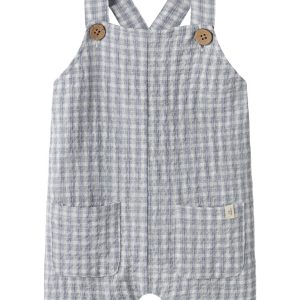 Lil' Atelier Smækbukser Baby Frey Short Loose Overall Coconut Milk