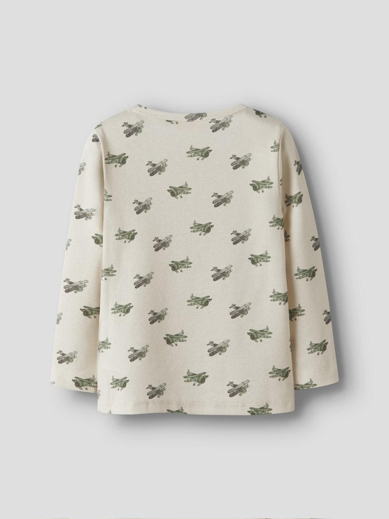 Lil' Atelier Bluse Mini LS Layo Geu Slim Coconut Milk - Billede 3
