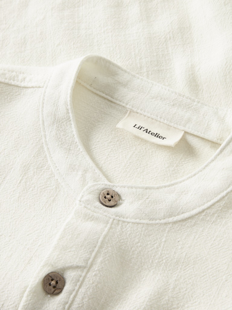 Lil' Atelier T-shirt LS Mini Freddie Loose Coconut Milk - Billede 3