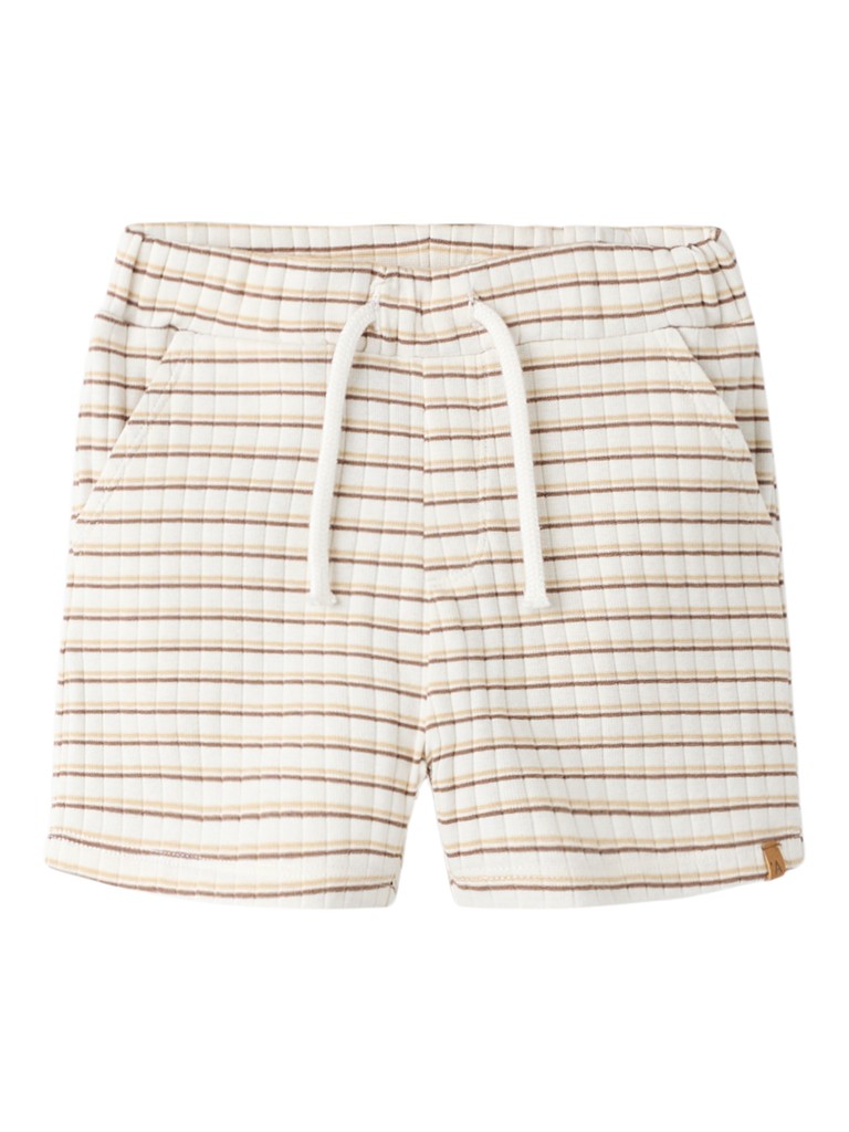 Lil' Atelier Shorts Mini Haldur Loose Coconut Milk